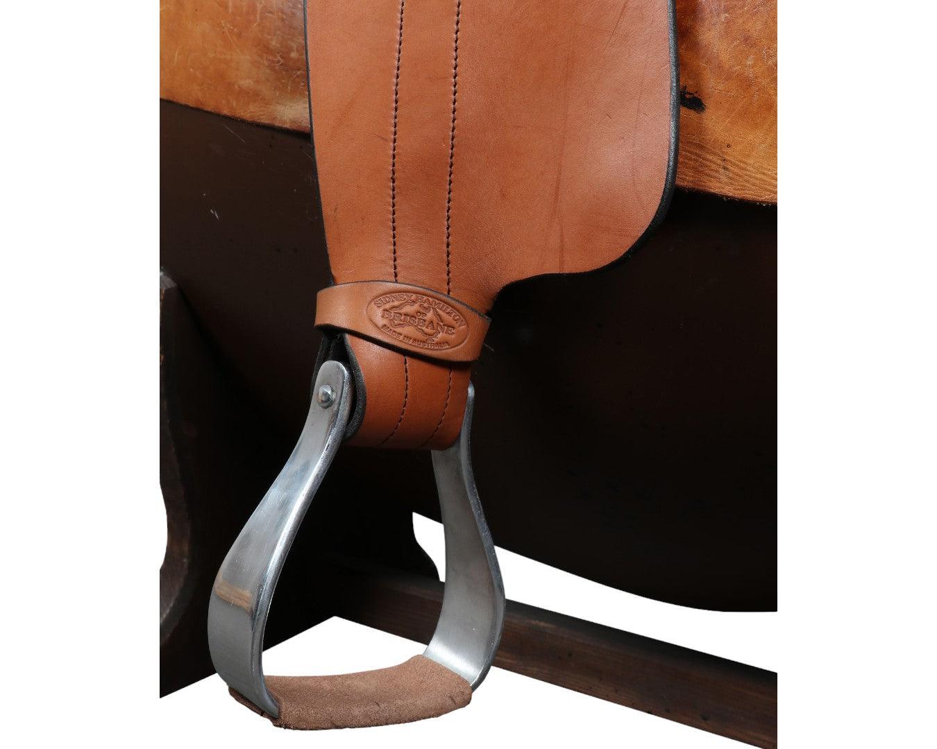Sidney Hamilton Half Breed Saddle Roughout Seat - Image 7