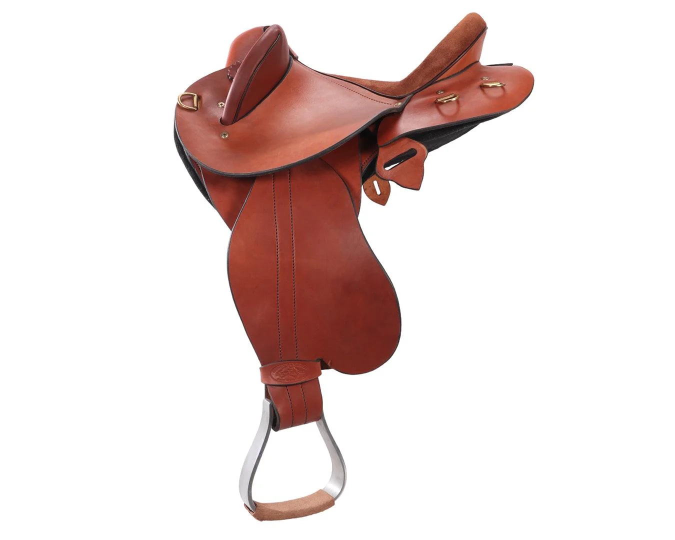 Sidney Hamilton Half Breed Youth Saddle 14" - Image 2