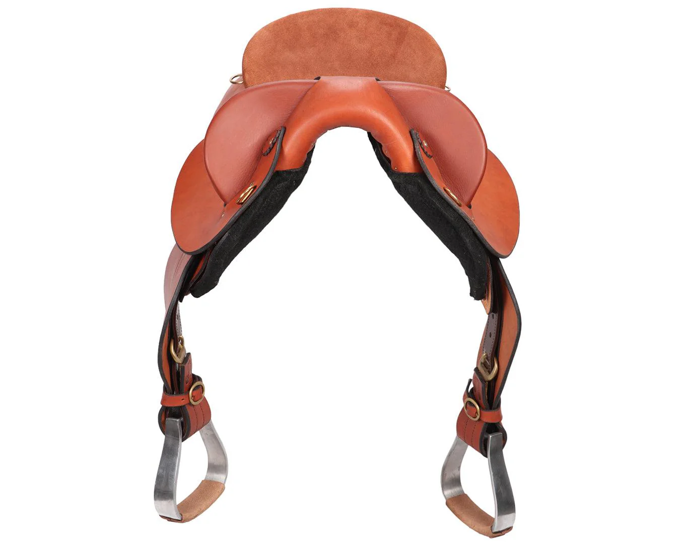Sidney Hamilton Half Breed Youth Saddle 14" - Image 3