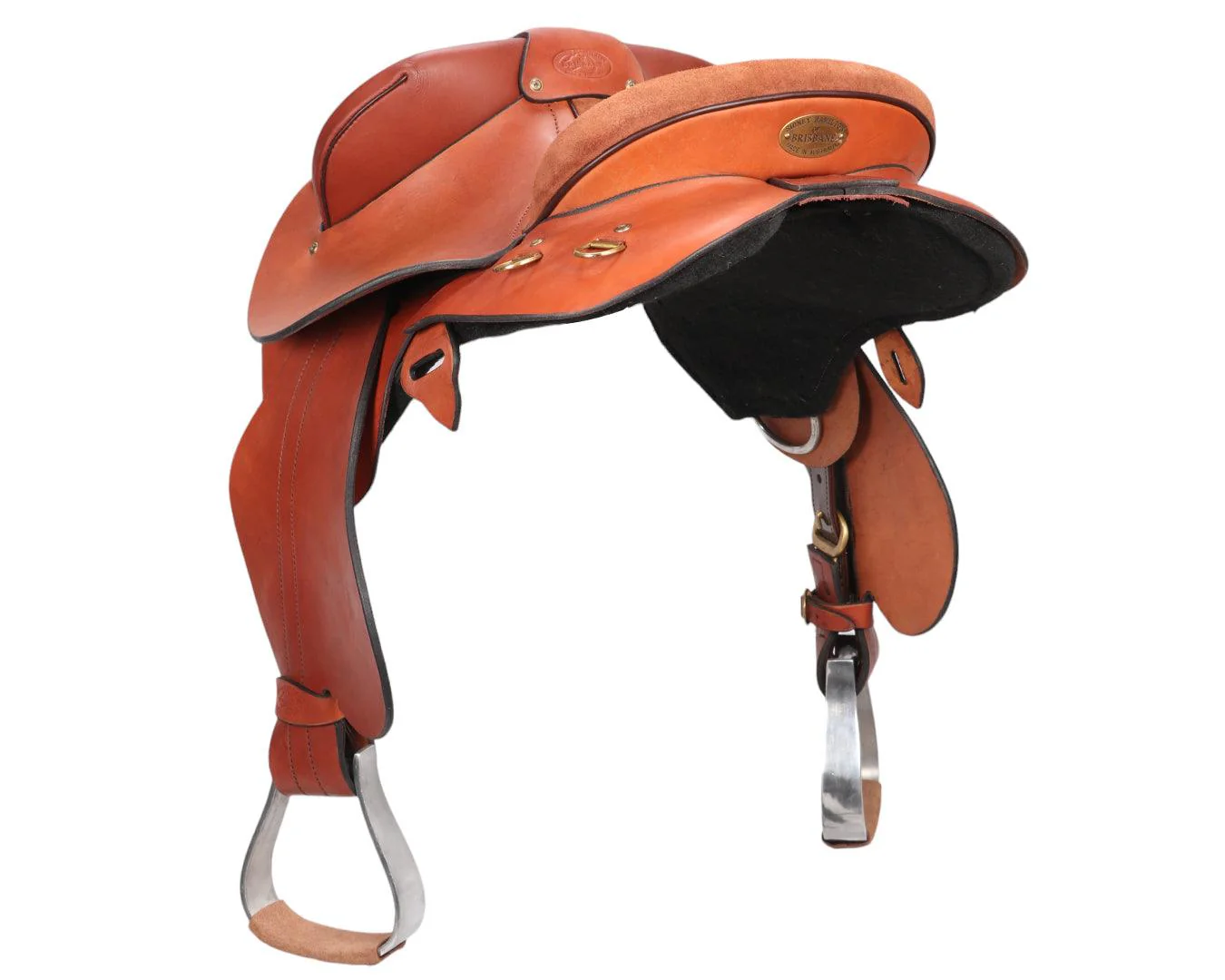 Sidney Hamilton Half Breed Youth Saddle 14" - Image 5