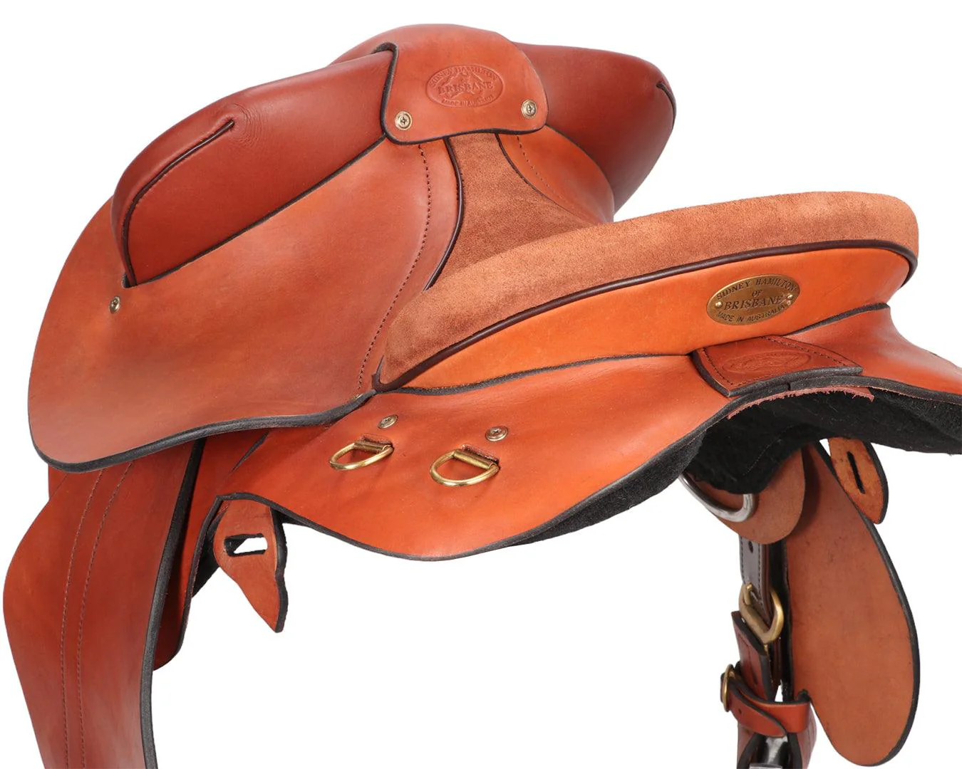 Sidney Hamilton Half Breed Youth Saddle 14" - Image 6