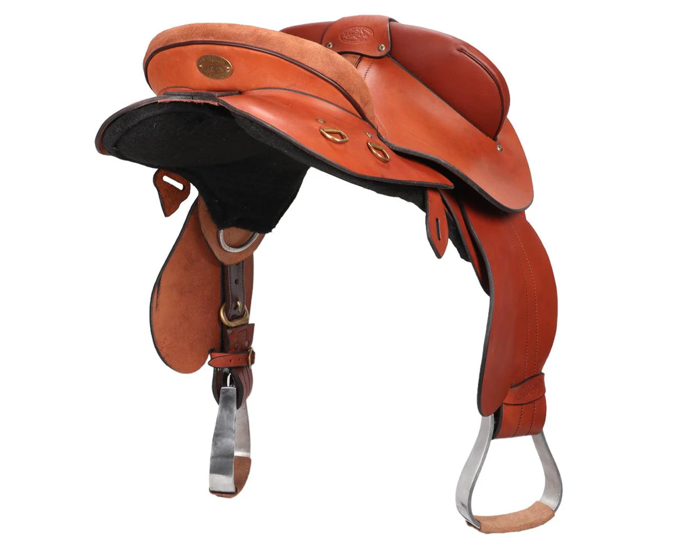 Sidney Hamilton Half Breed Youth Saddle 14" - Image 9