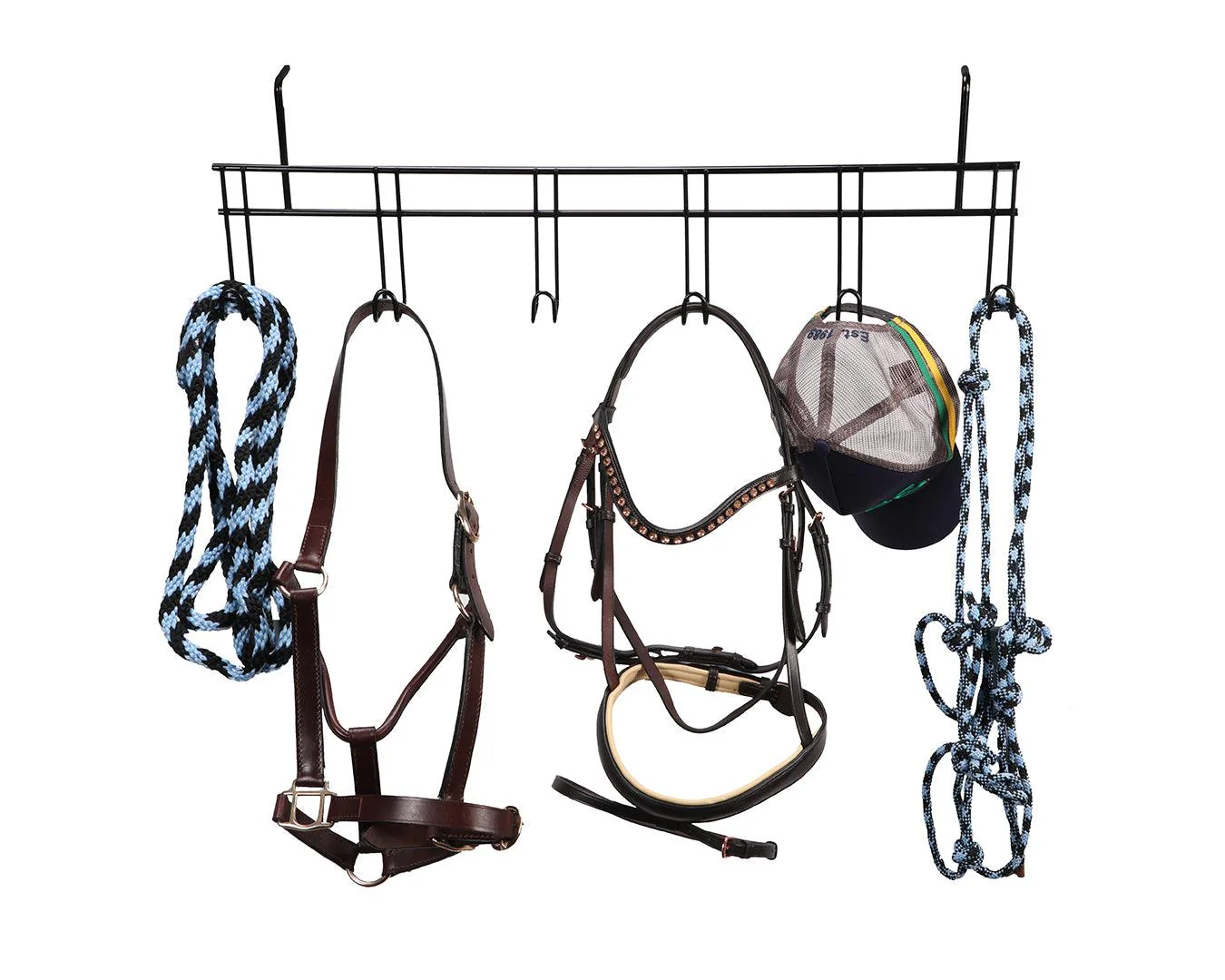 Six Hook Tack Rack with Over Wall Hanger - Image 3
