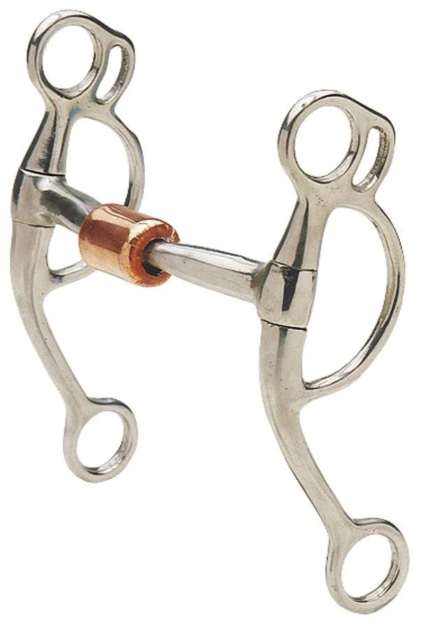Snaffle Pelham Bit with Roller Mouth