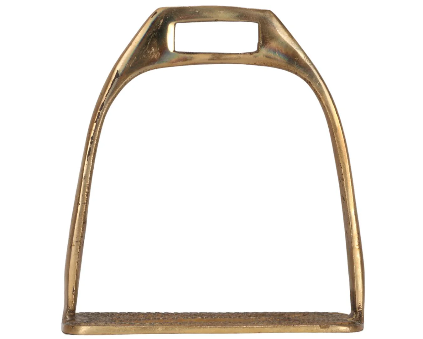 Solid Brass Four Bar Stirrups - Image 3