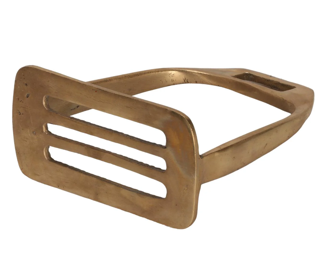 Solid Brass Four Bar Stirrups - Image 5
