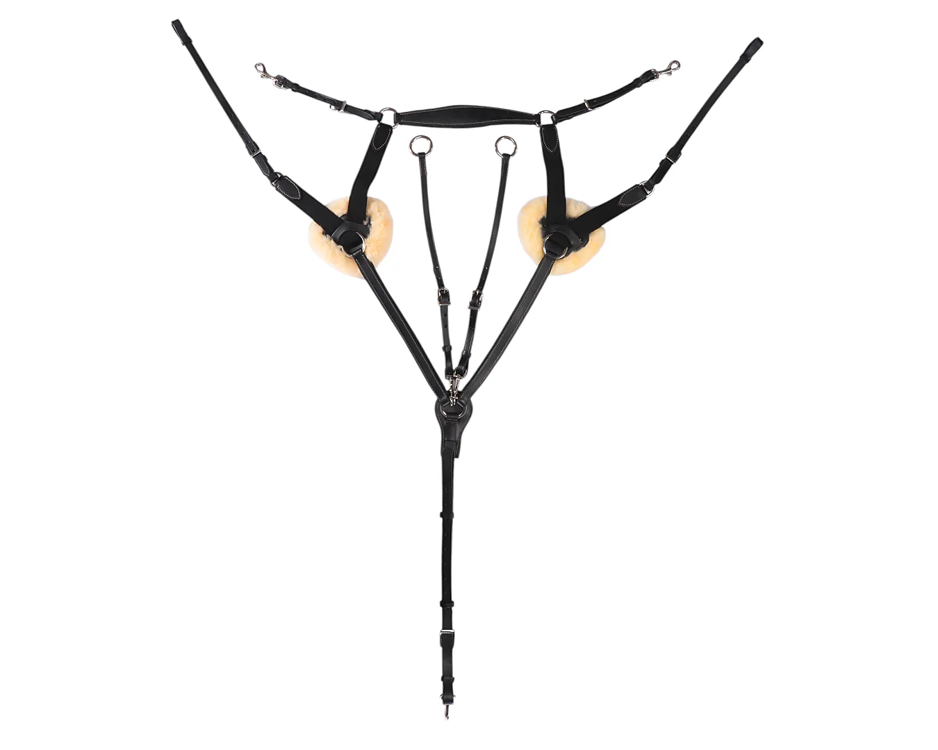 Sterling 5 Point Breastplate - Black
