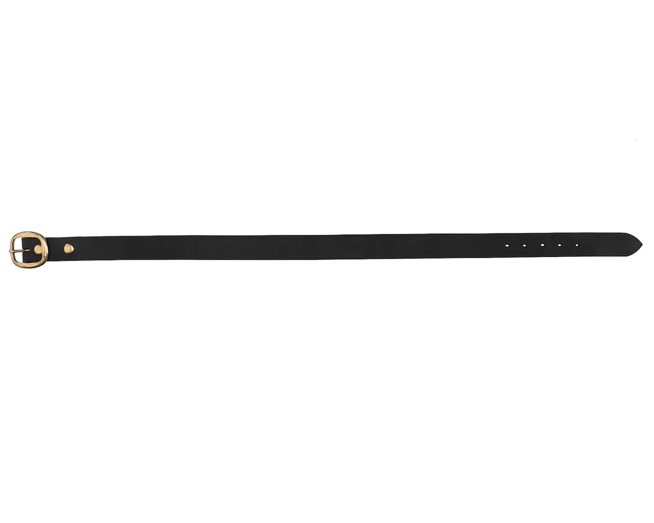 StockMaster Plain Leather Belt 1. 1/2" wide - Image 3