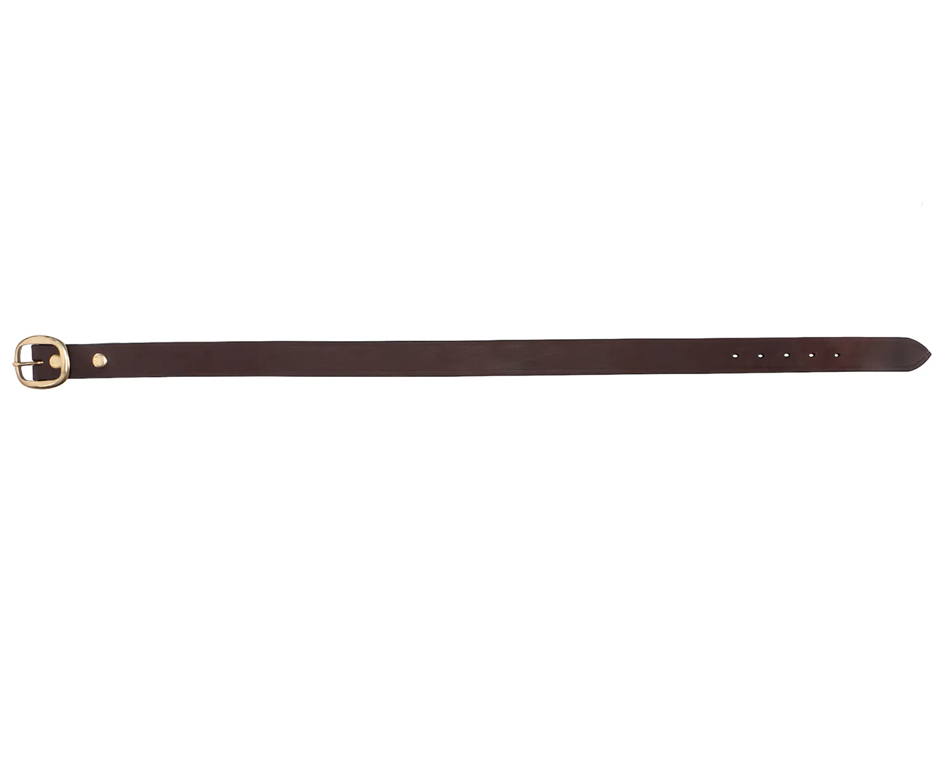 StockMaster Plain Leather Belt 1. 1/2" wide - Image 7