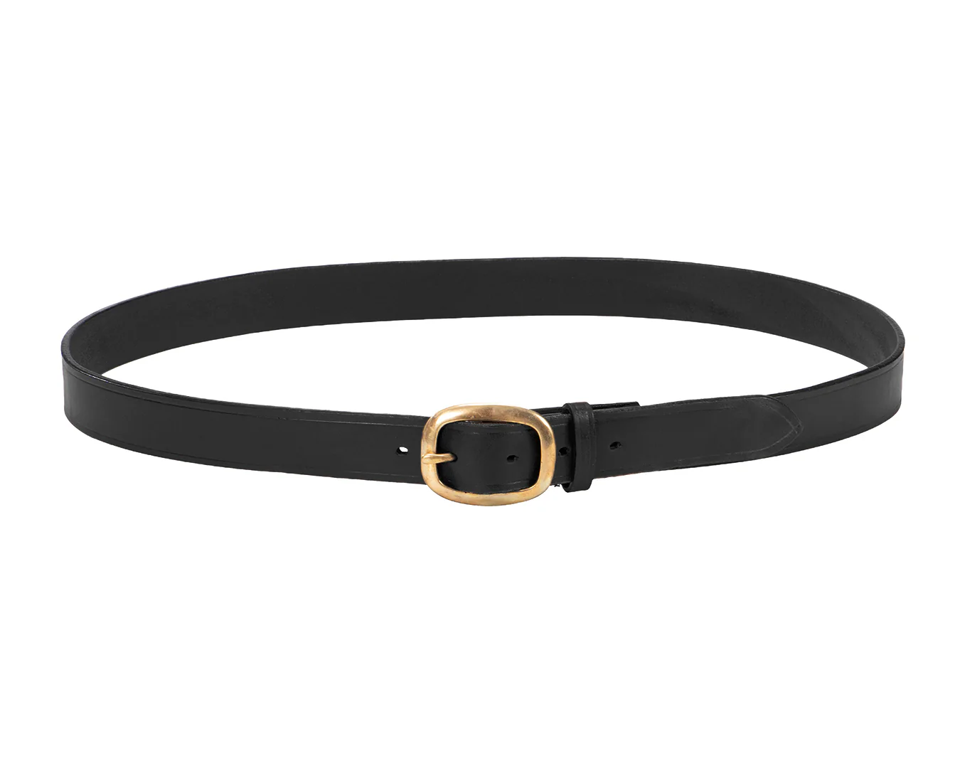 StockMaster Plain Leather Belt 1. 1/4" wide - Image 4