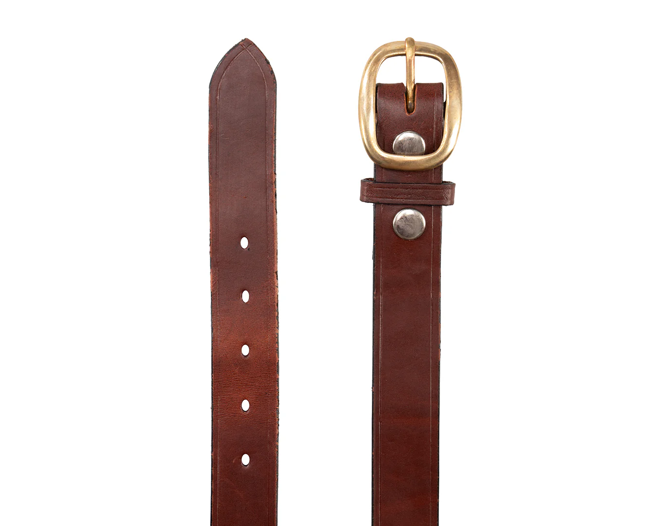 StockMaster Plain Leather Belt 1. 1/4" wide - Image 7