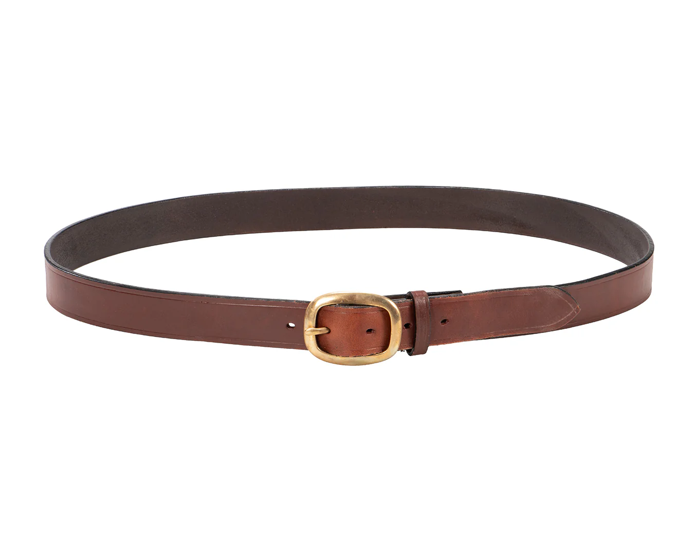 StockMaster Plain Leather Belt 1. 1/4" wide - Image 8