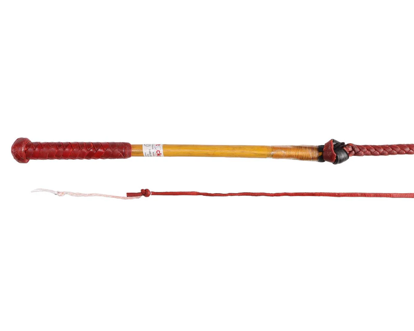Stockmaster Redhide Stockwhip - 6 Plait - Image 2
