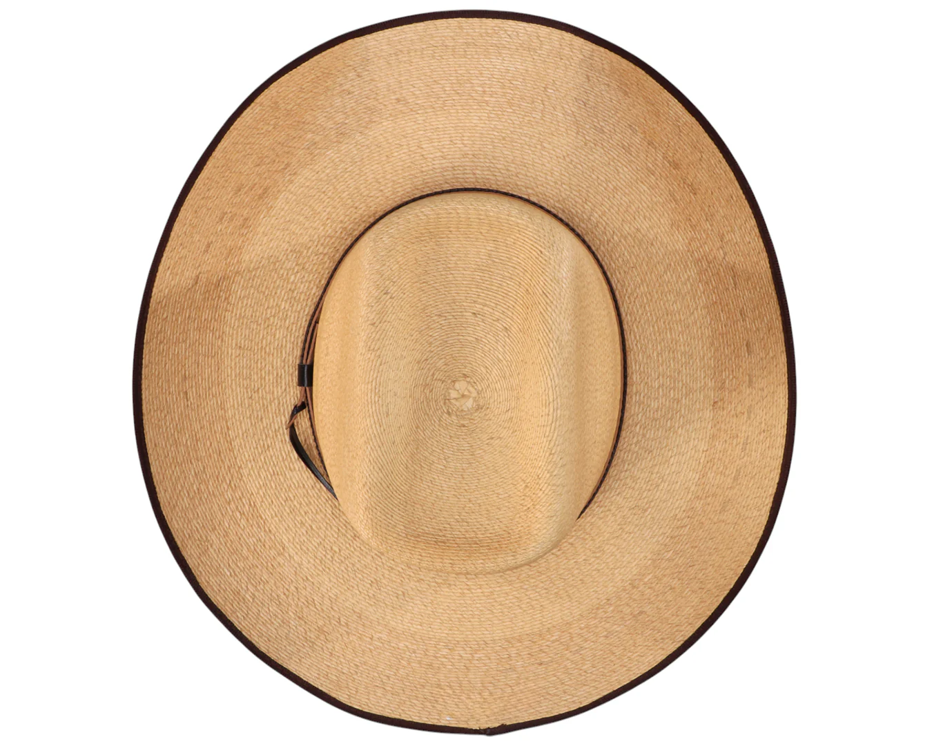 Sunbody Boxtop Mexican Palm Straw Hat with Bound Edge - Image 4