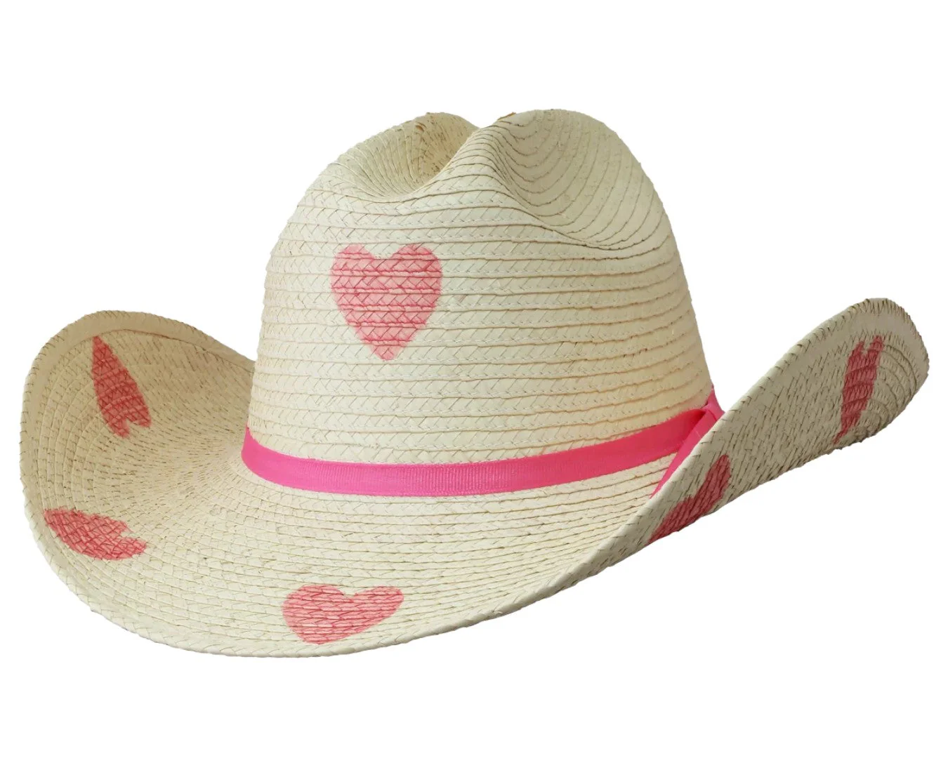 Sunbody Cattleman Pink Hearts