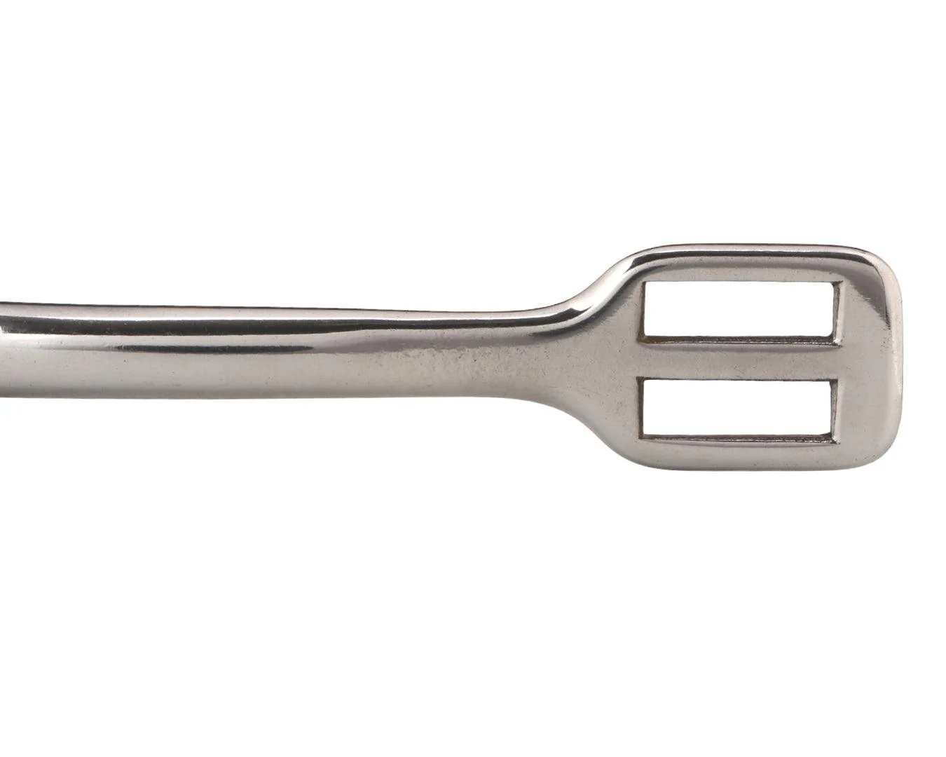 Swan Neck Dressage Spurs with Disc Rowels - Image 3