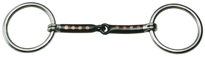 Sweet Mouth Heavy Snaffle Bit with Copper Dots