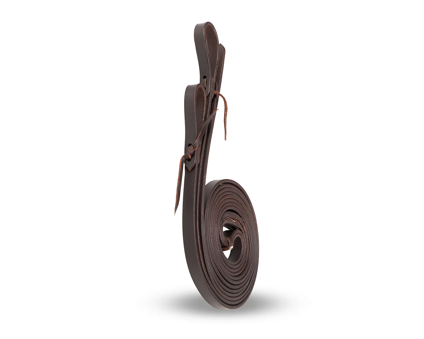 Texas-Tack Oiled Pull-Up Split Reins 8' Tan - Image 3