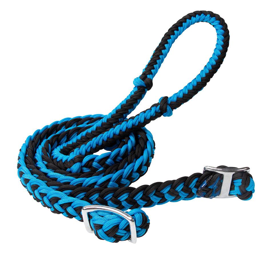 Texas-Tack Braided Poly Barrel Rein 1/2" x 8' - Image 4