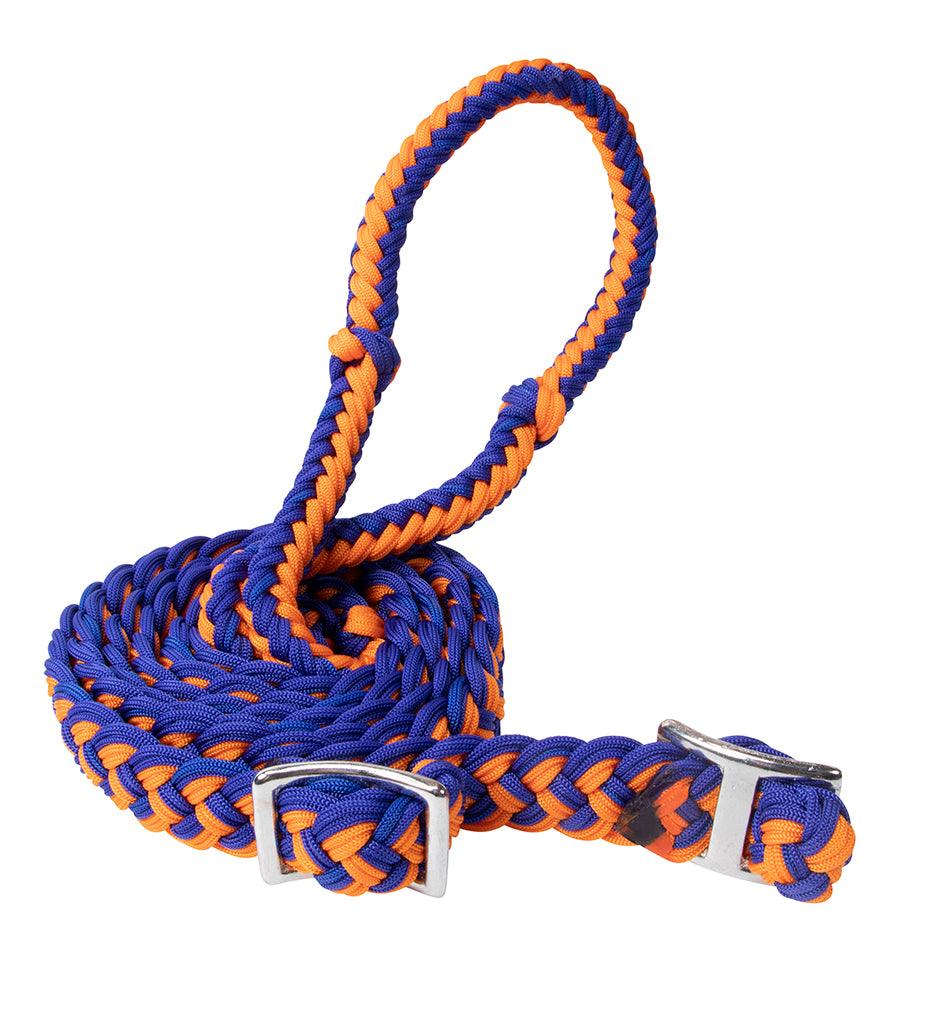 Texas-Tack Braided Poly Barrel Rein 1/2" x 8' - Image 7