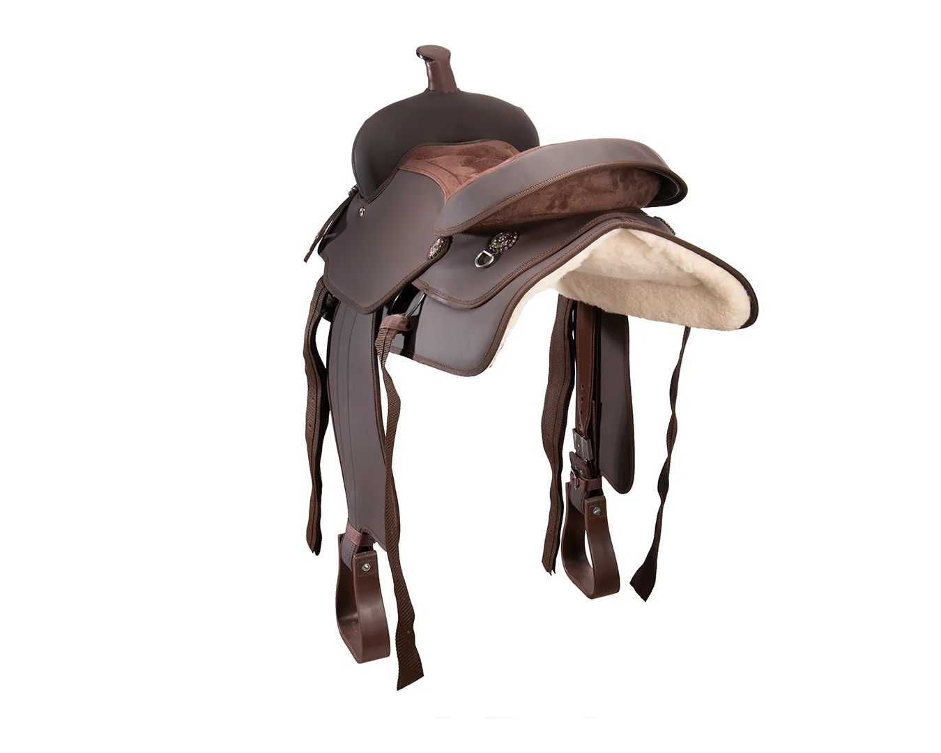 Texas-Tack Synthetic Western Saddle - Image 3