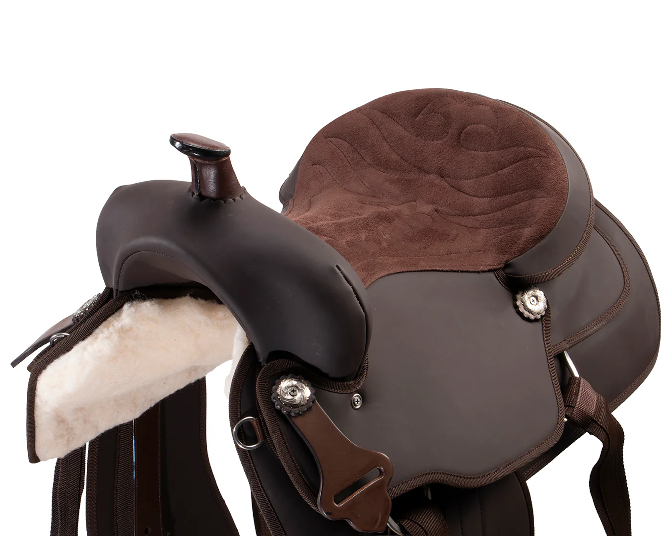Texas-Tack Synthetic Western Saddle - Image 5