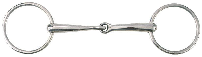 STC Thin Mouth Loose Ring Snaffle Bit with 75mm Rings