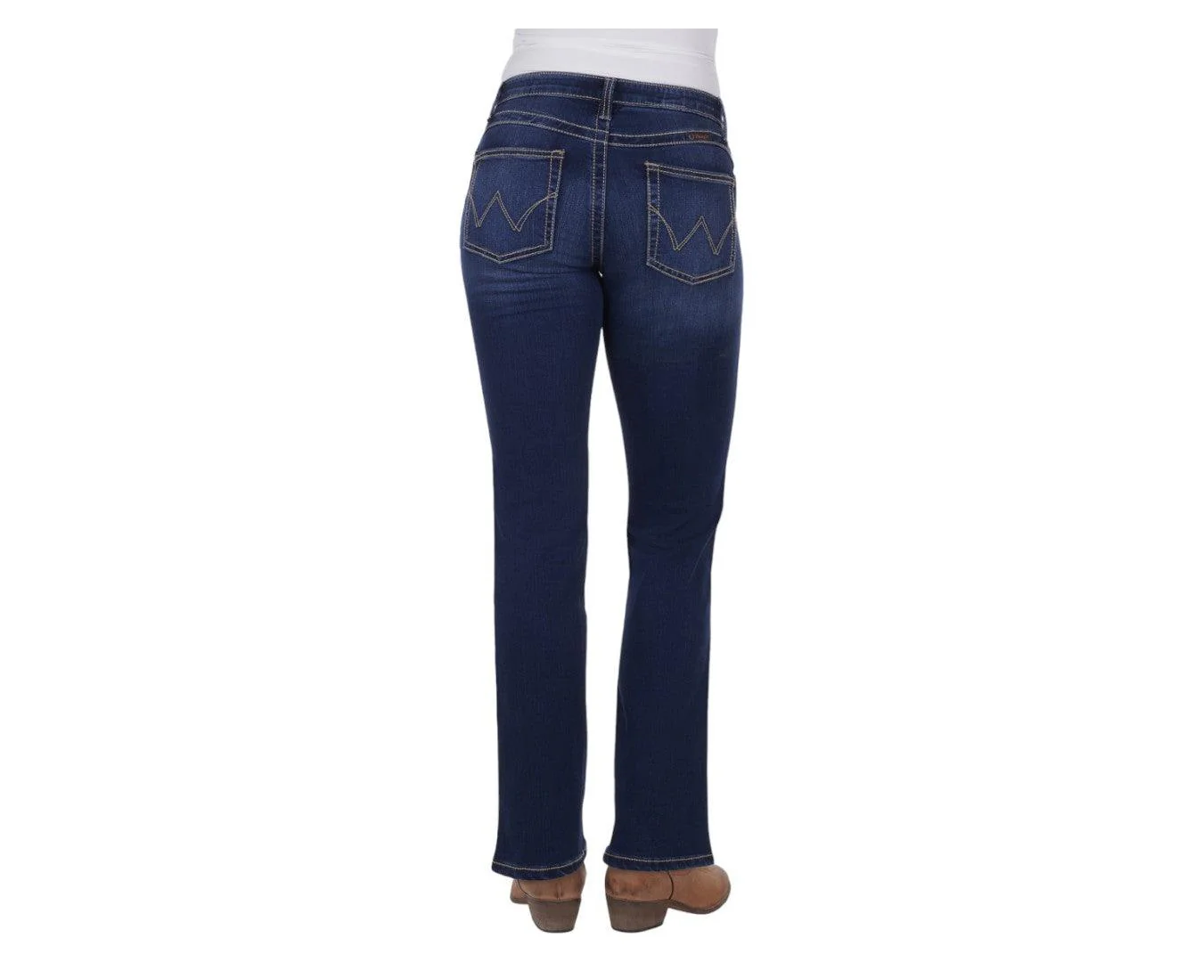 Wrangler Ultimate Ladies Riding Jean - Dark Blue - Image 2