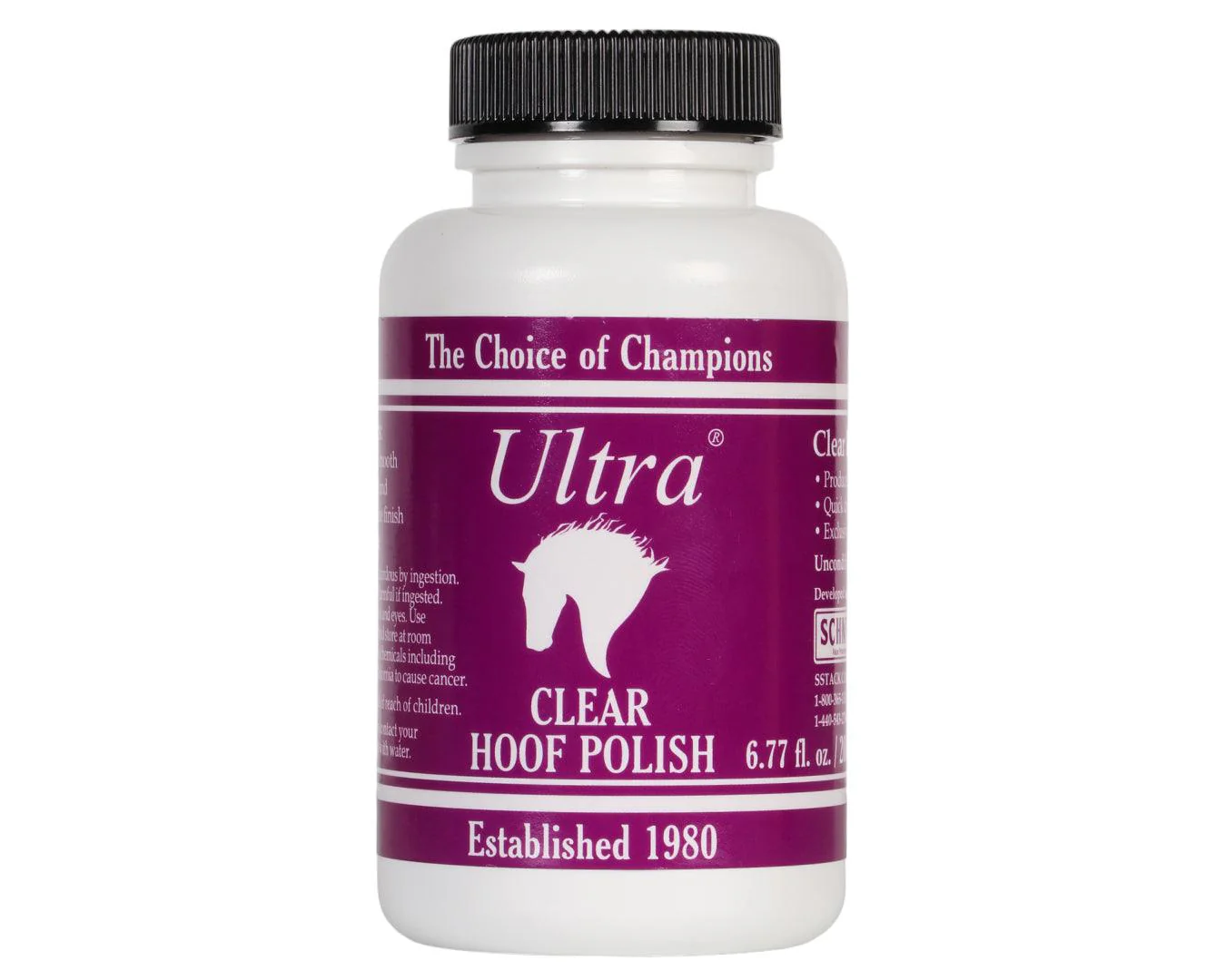 Ultra Hoof Polish - Black or Clear