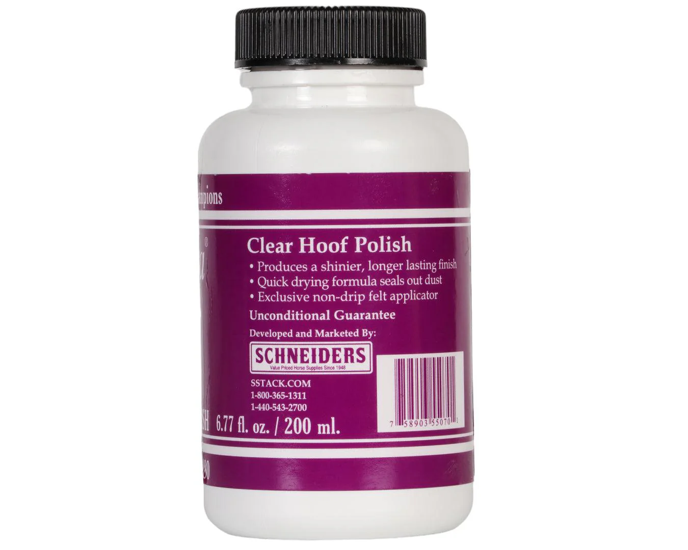 Ultra Hoof Polish - Black or Clear - Image 2