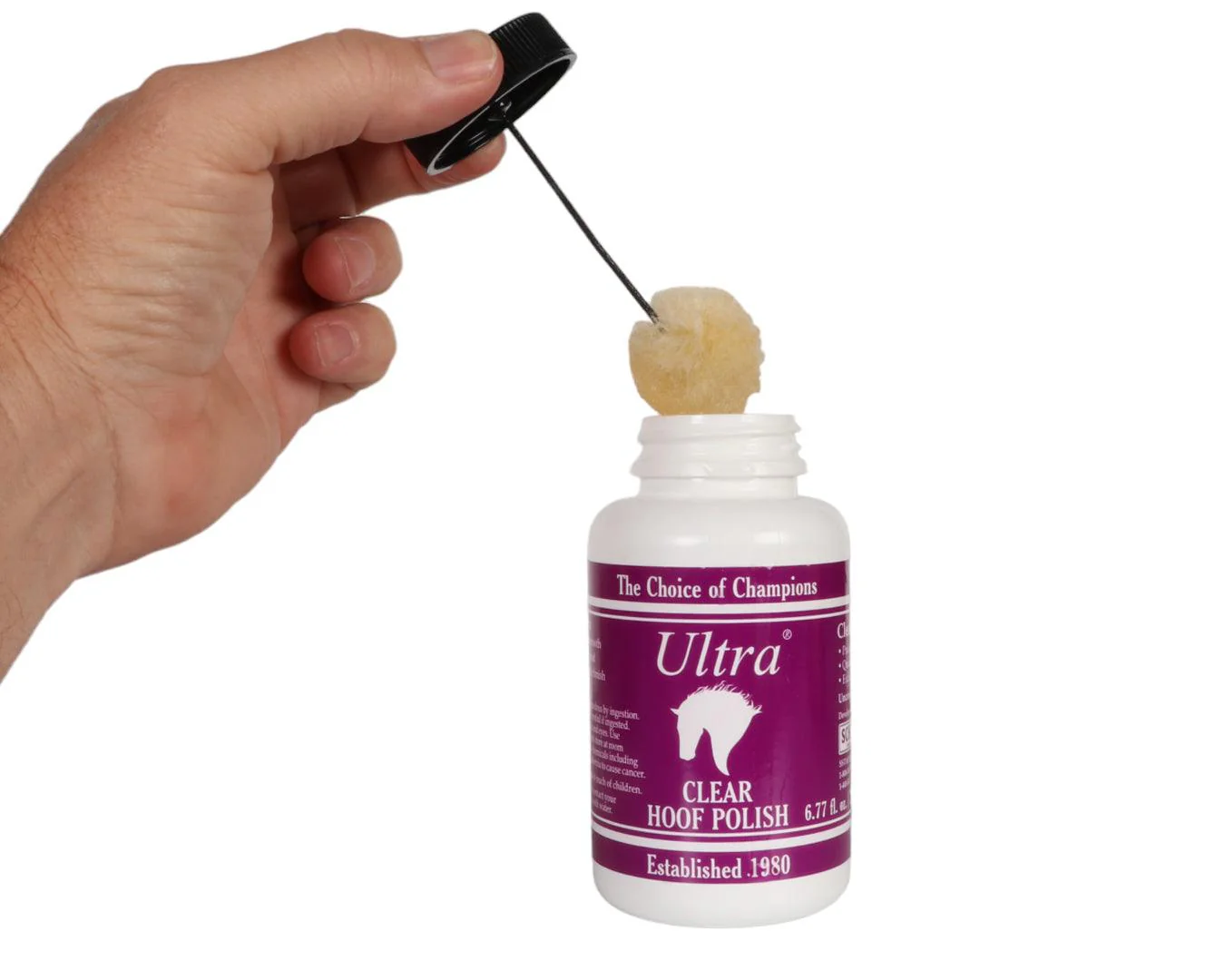 Ultra Hoof Polish - Black or Clear - Image 3