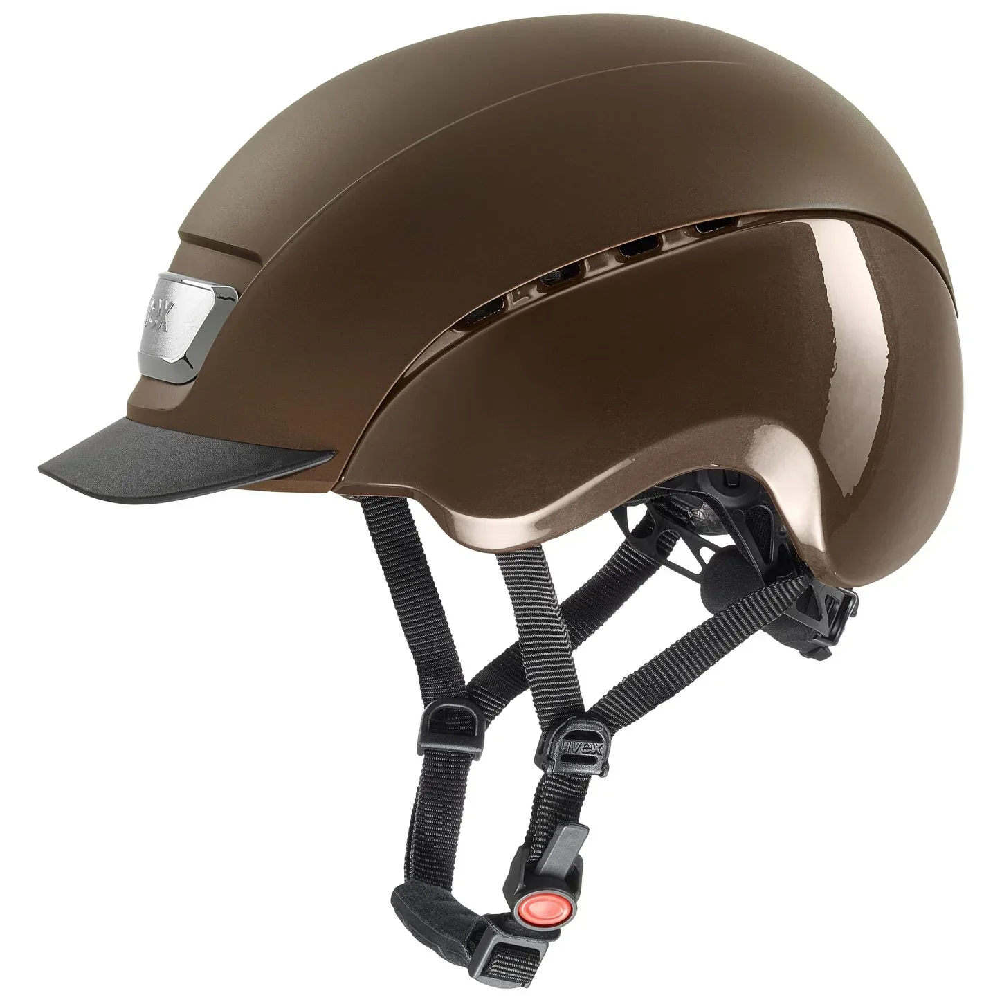 Uvex Elexxion Pro Helmet Matt/Shiny - Brown