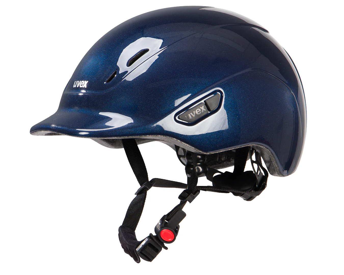 Uvex Kidoxx Riding Helmet - Shiny Navy