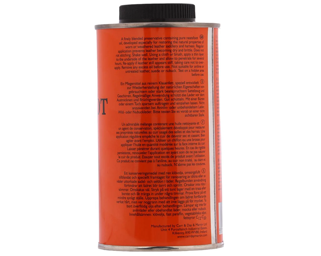 Carr & Day & Martin Vanner & Prest Neatsfoot Oil - Image 2