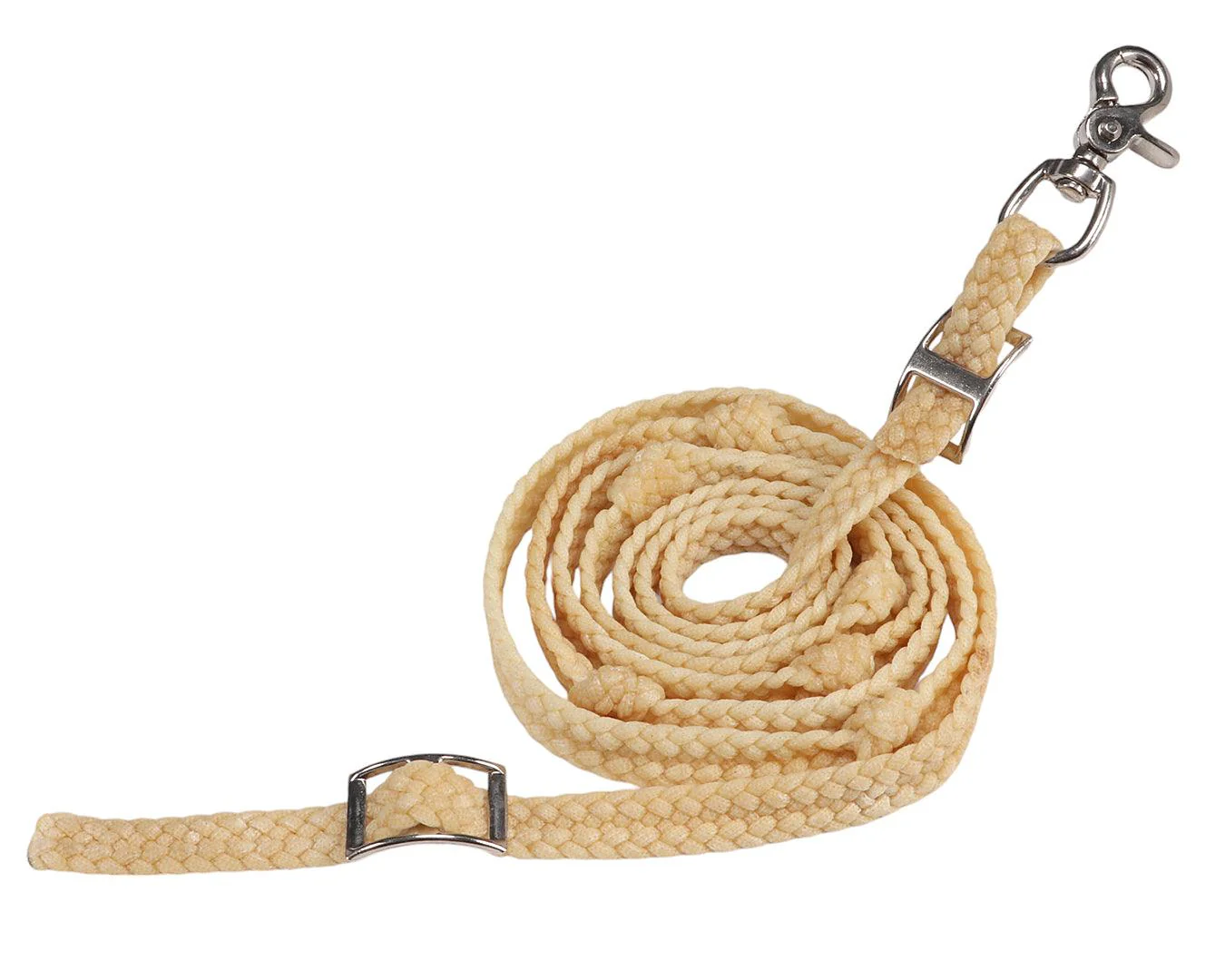 Waxed Knotted Barrel Rein - Image 4