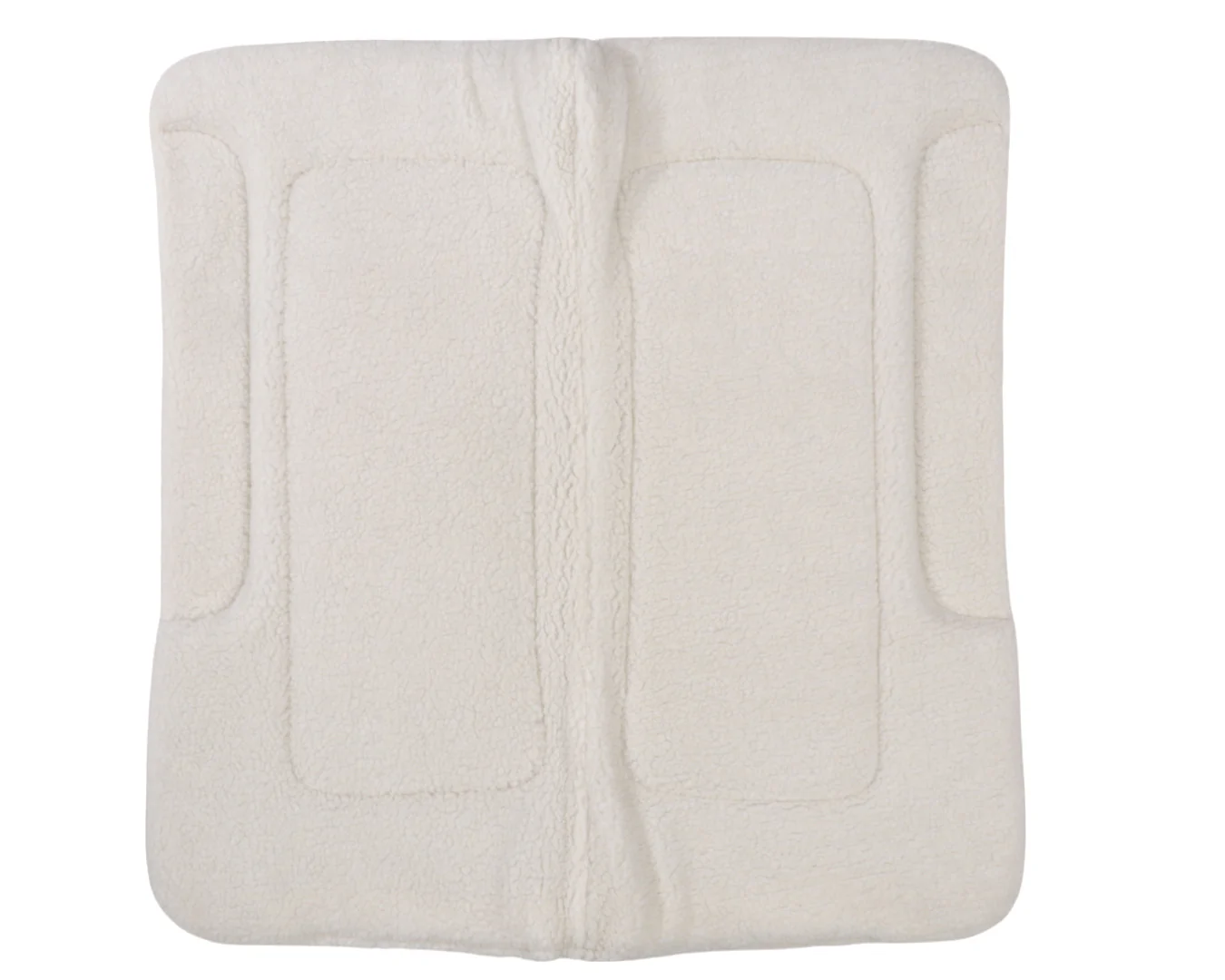 Weaver All Purpose Contoured Saddle Pad with Merino Fleece - Grey Aztec - Image 6
