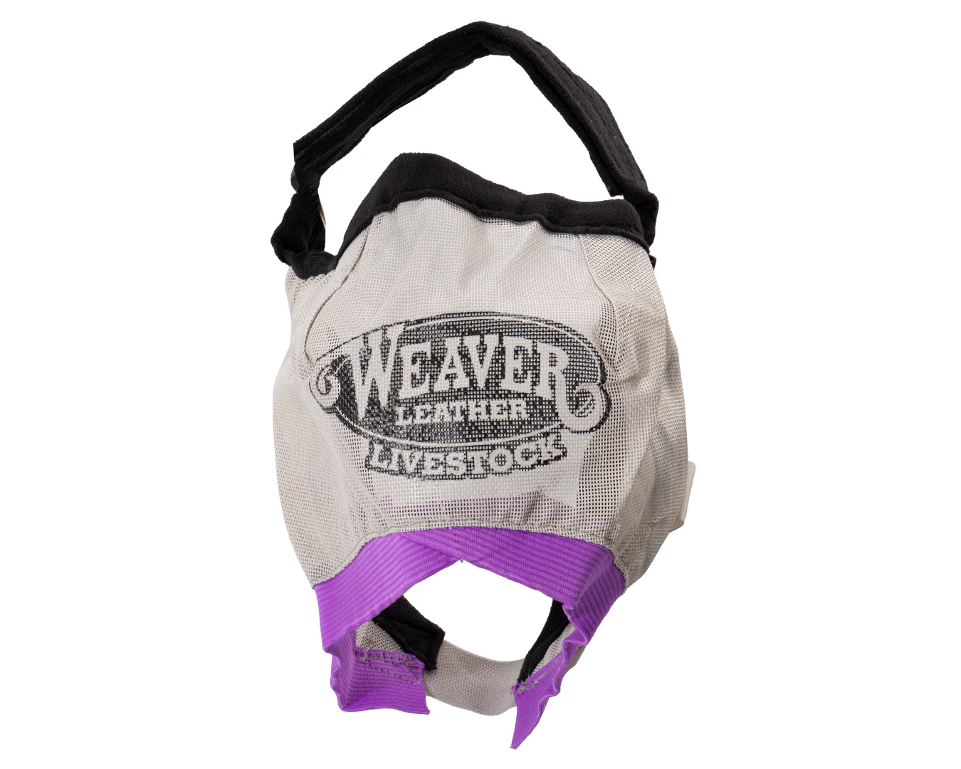 Weaver Cattle Fly Mask Purple/Grey - Image 3