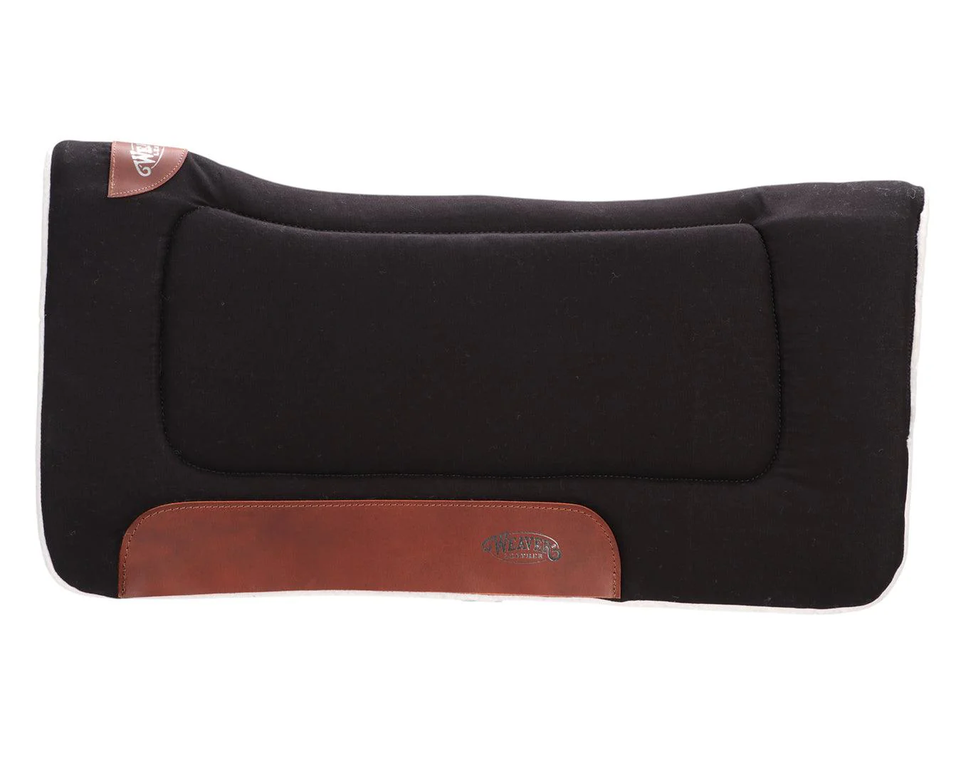 Weaver Contoured Saddle Pad - Black - Image 3