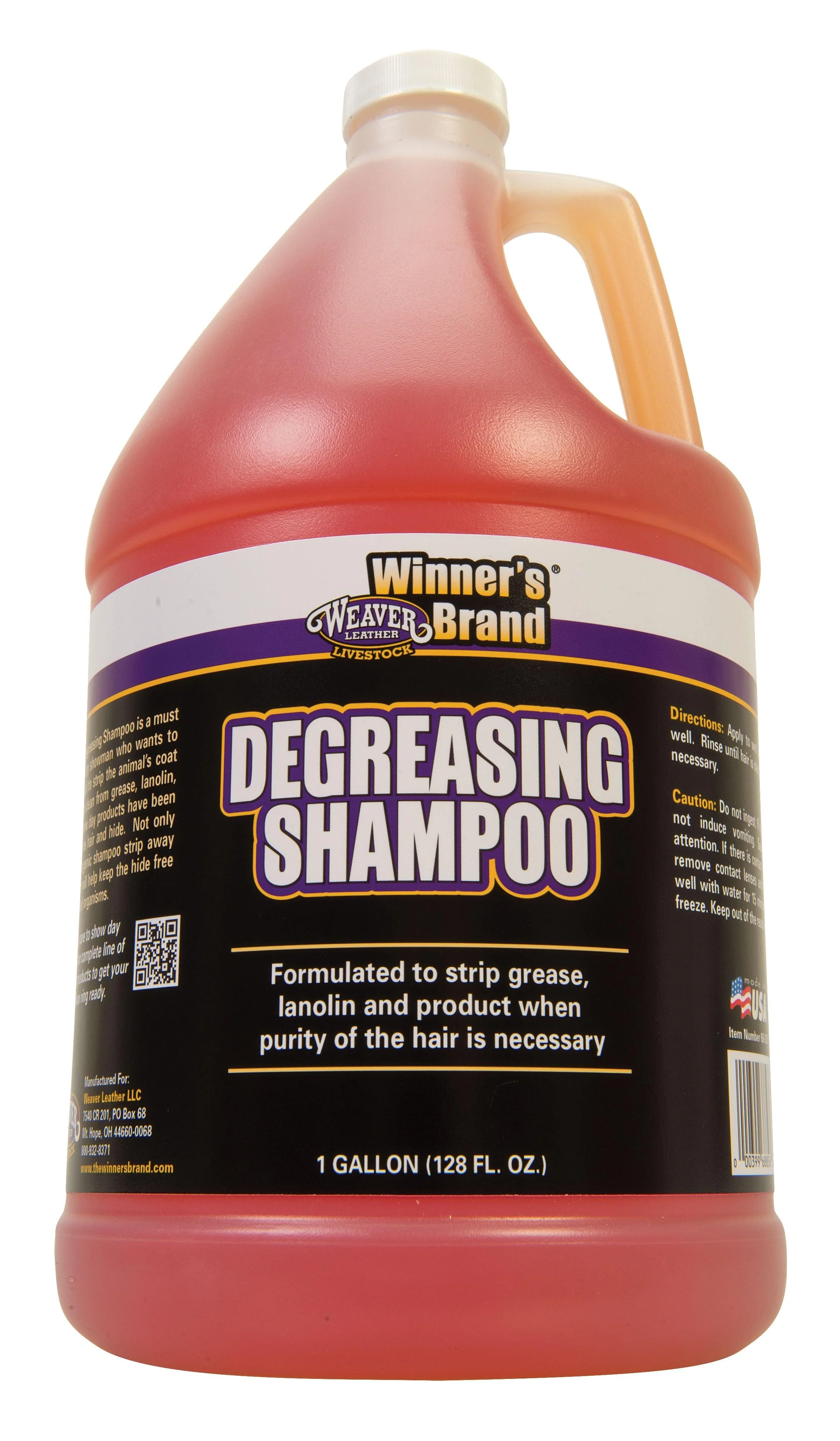 Weaver Degreasing Shampoo - Image 2