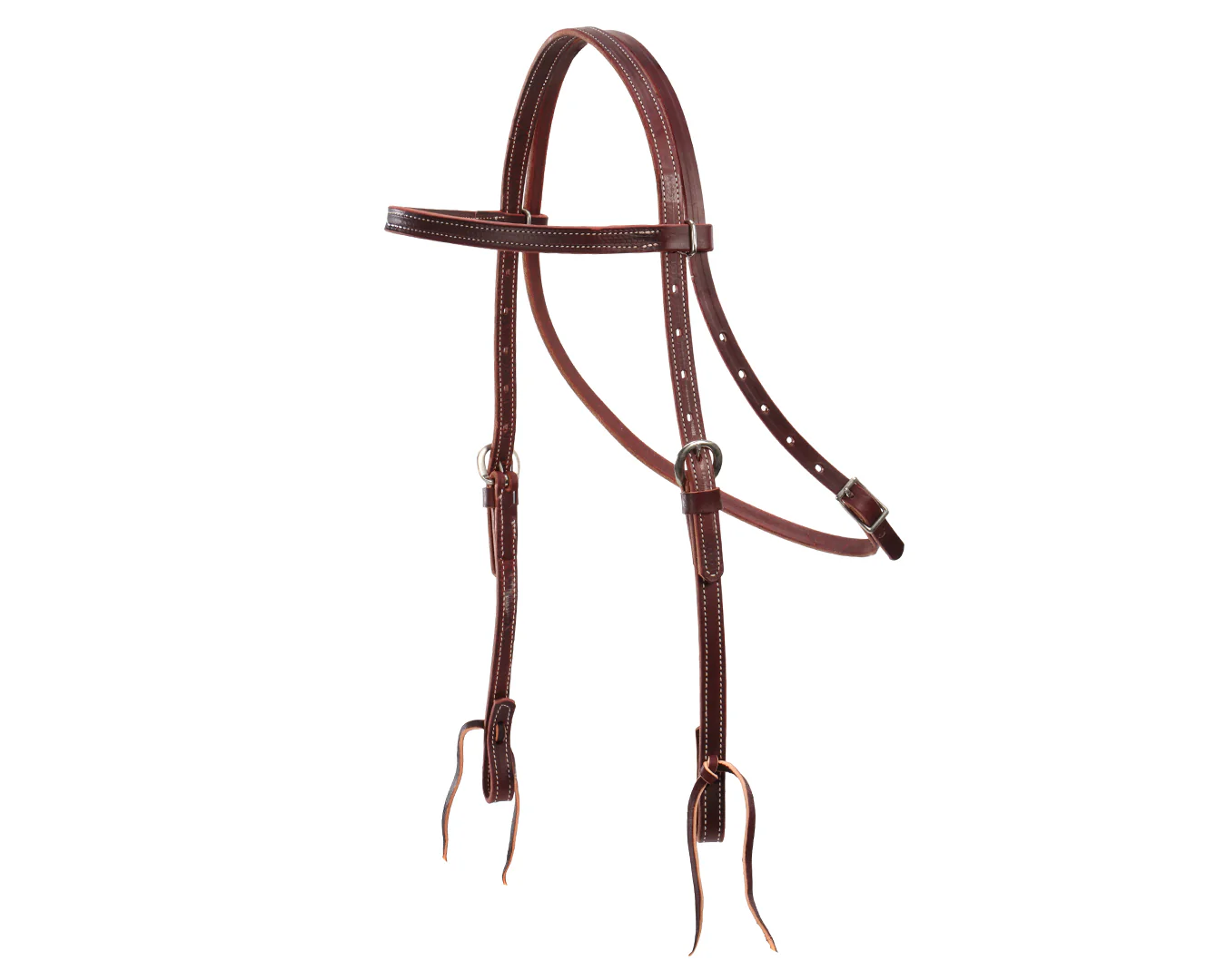 Weaver Latigo Headstall - Burgundy