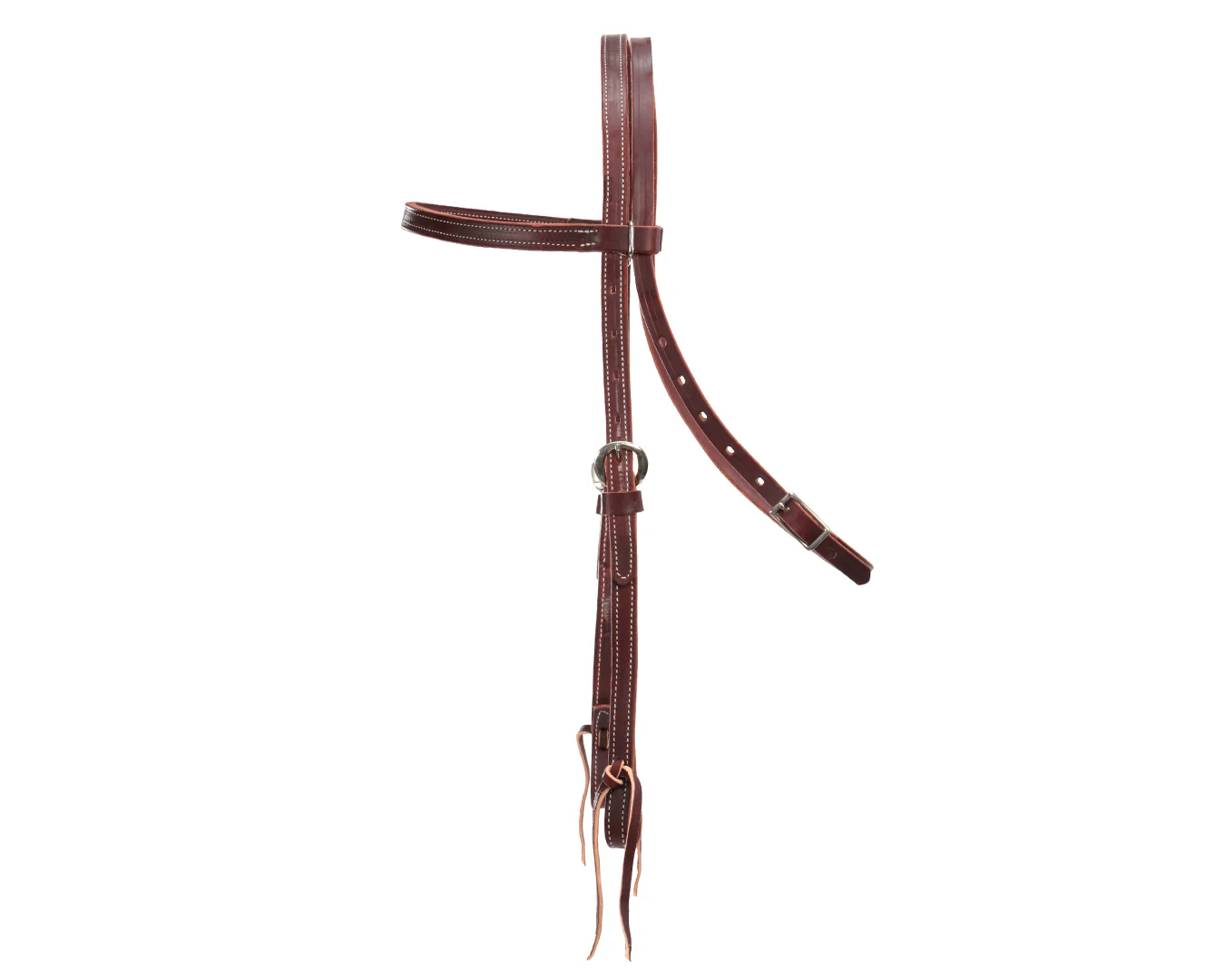 Weaver Latigo Headstall - Burgundy - Image 2