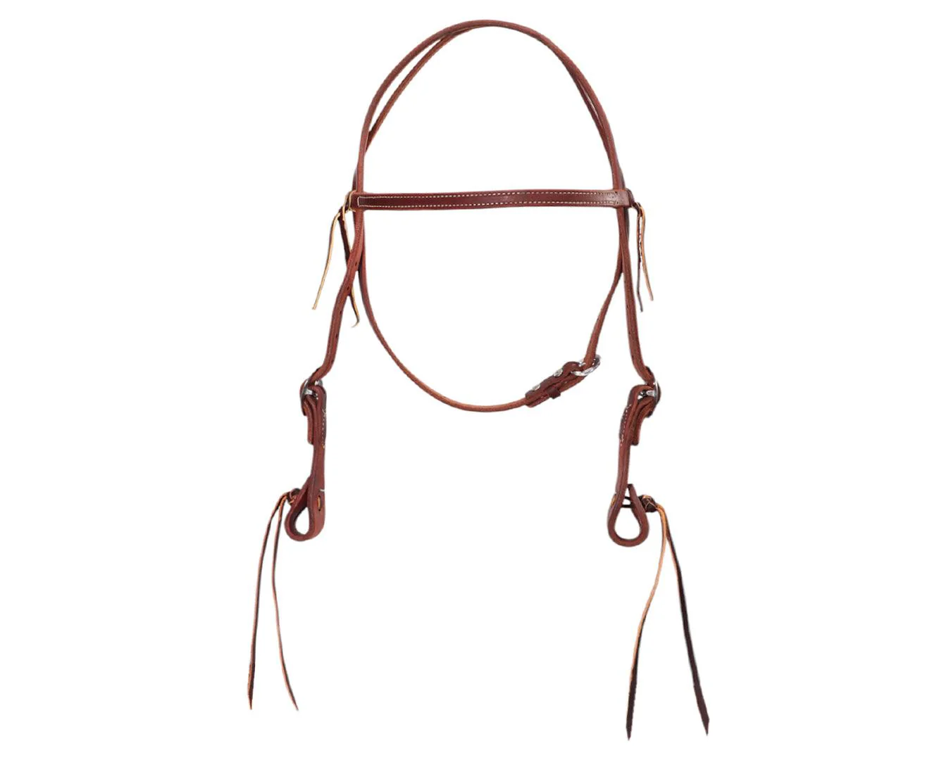 Weaver Pineapple Knot Browband Headstall - Canyon Rose - Image 2
