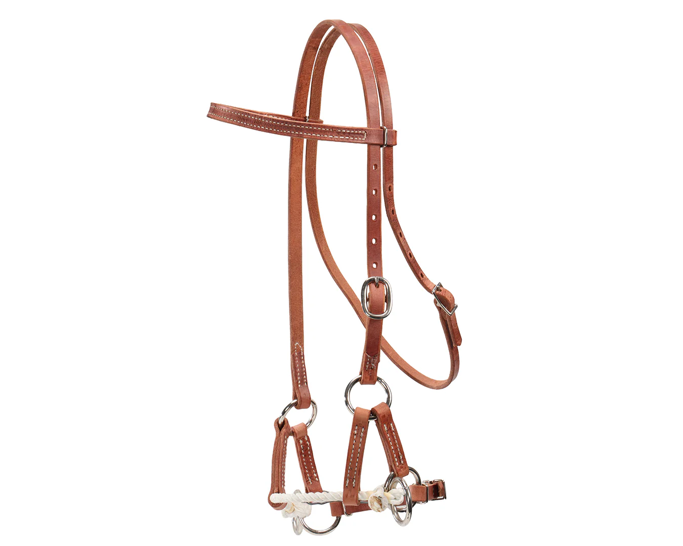 Weaver Rope Sidepull - Double Rope Noseband