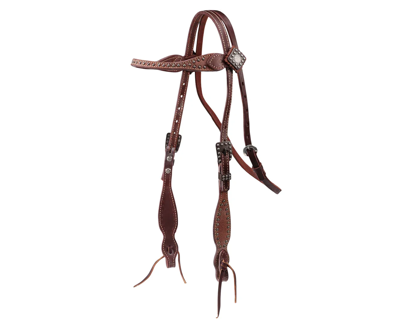 Weaver Rough Out Oiled Browband Headstall