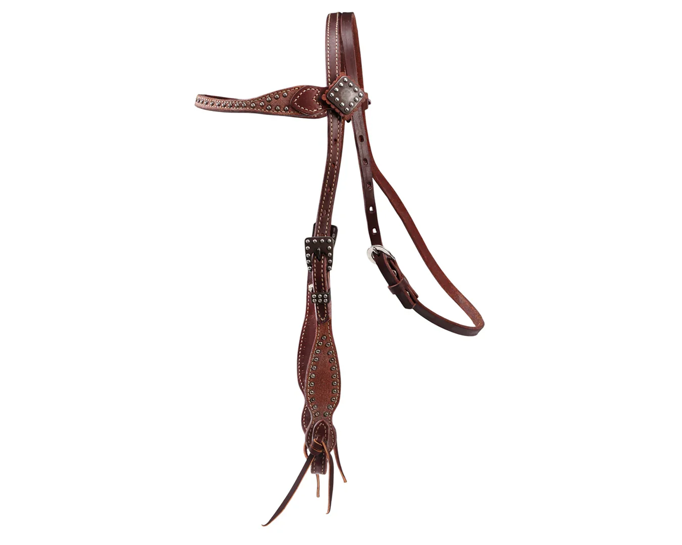 Weaver Rough Out Oiled Browband Headstall - Image 3