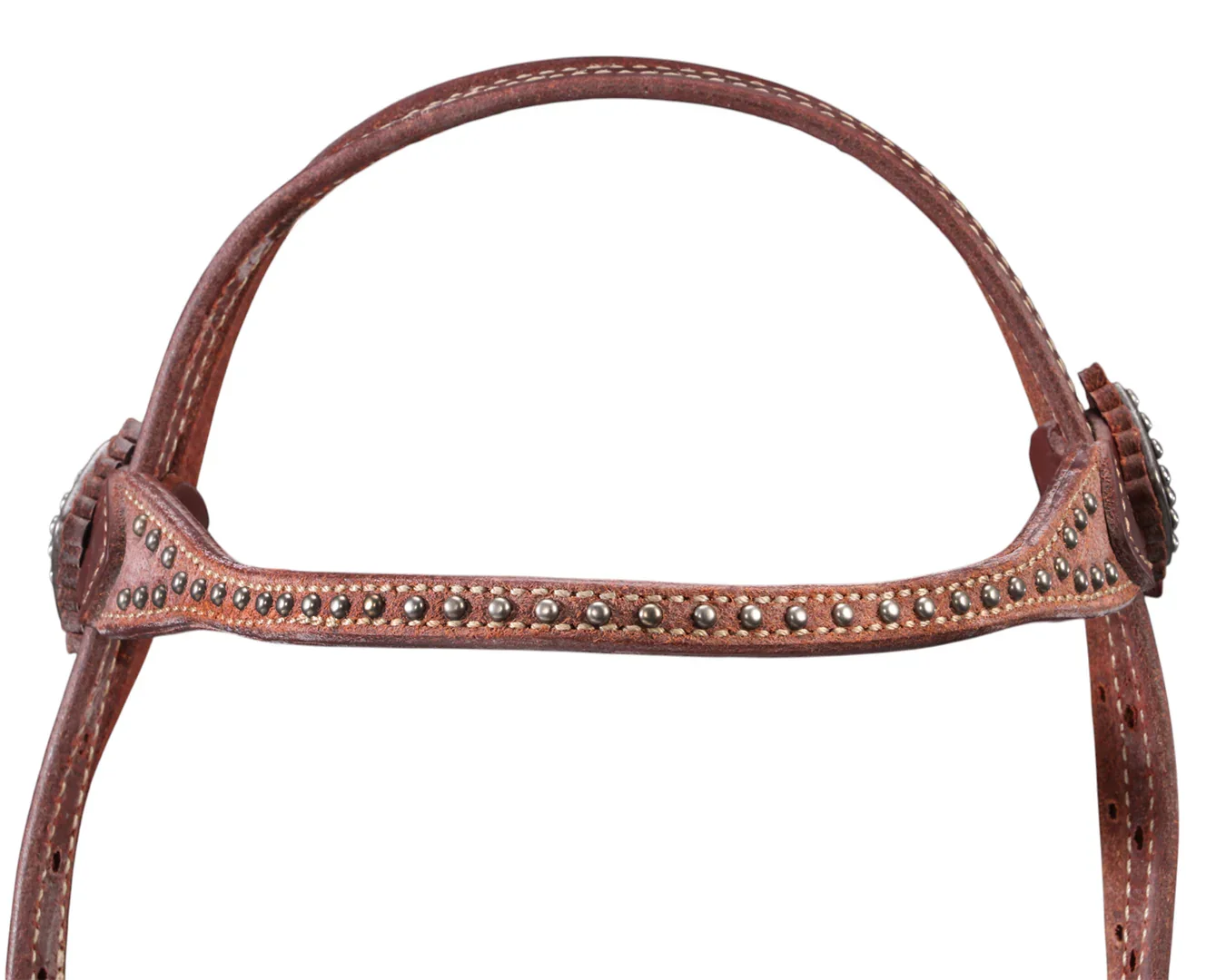 Weaver Rough Out Oiled Browband Headstall - Image 6