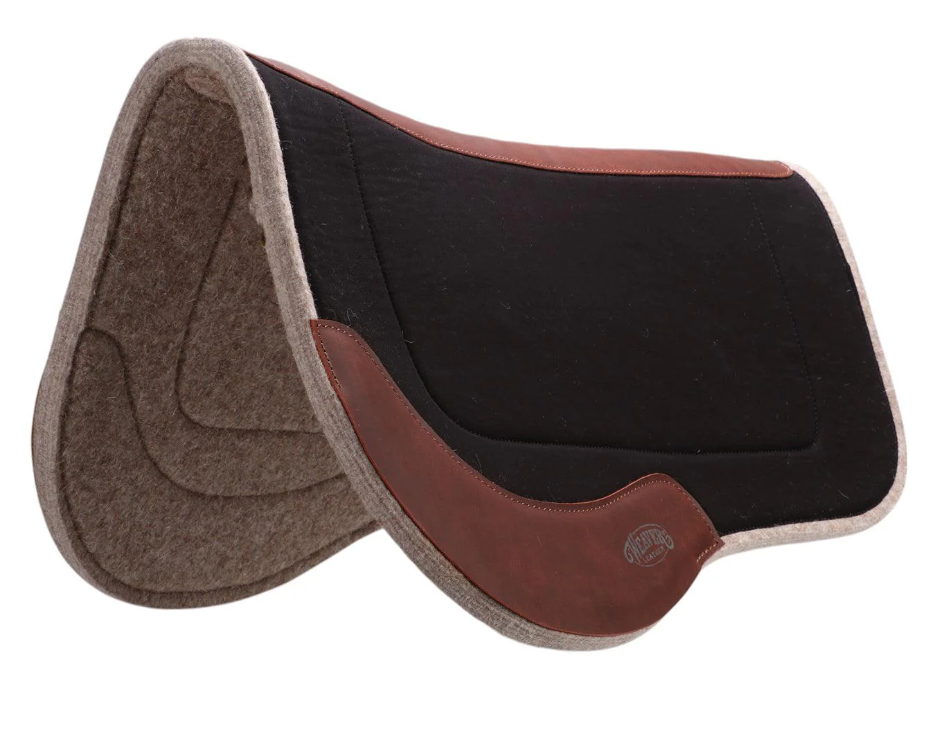 Weaver Trail Gear Felt Saddle Pad Black H9