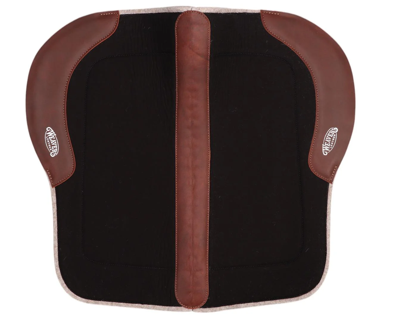 Weaver Trail Gear Felt Saddle Pad Black H9 - Image 2