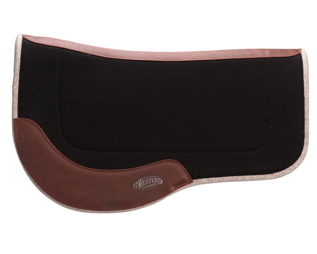 Weaver Trail Gear Felt Saddle Pad Black H9 - Image 4