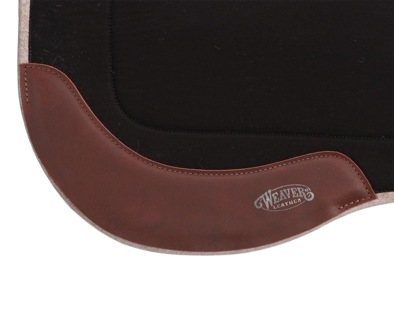 Weaver Trail Gear Felt Saddle Pad Black H9 - Image 5